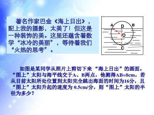 初中数学复习课圆的基本性质微课ppt课件