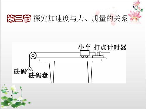 人教版高中物理必修一-牛顿第二定律-ppt精品课件