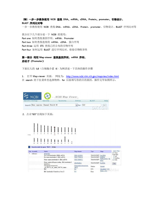 NCBI 使用