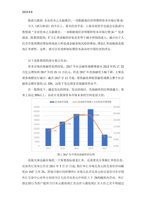 2018.9.6企业资本之头脑器官：一双眼睛观经济周期和资本市场行情 (6)