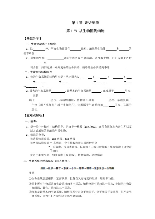 第1章 走近细胞.doc