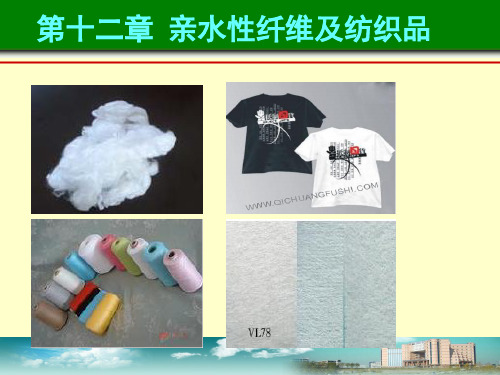 12 亲水性纤维及纺织品 产业用功能纤维及纺织品 教学课件