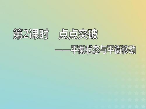 (新课改省份专版)2020高考化学一轮复习6.2点点突破平衡状态与平衡移动课件