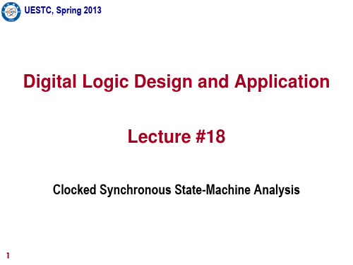 数字逻辑设计及应用教学英文课件：Lec18-chap 7