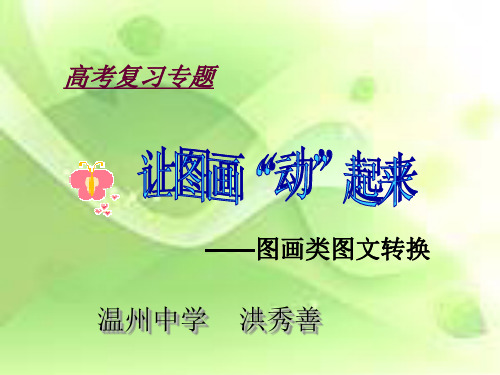 2010届高考语文图画类图文转换.ppt