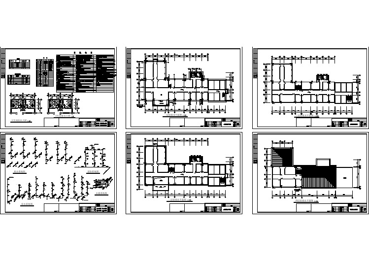 江苏某地区四层医院给排水设计cad图纸（含设计说明）