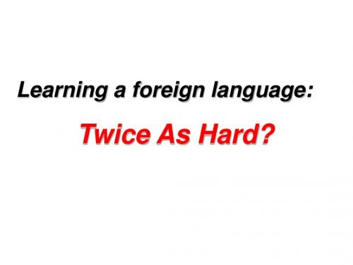 高三英语Learn-a-foreign-language课件2