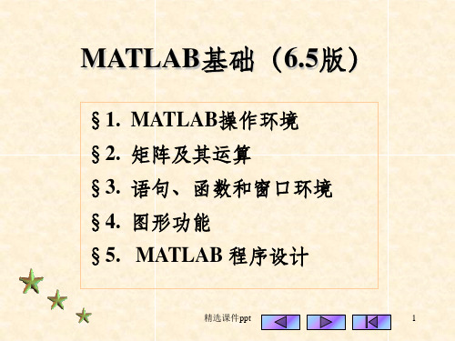 《MATLAB基础》PPT课件