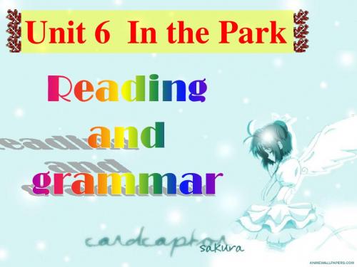 牛津版七年级英语预备Starter Unit6 in the park(2)