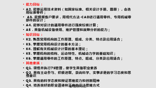 项目八 轴与轴承的设计PPT课件