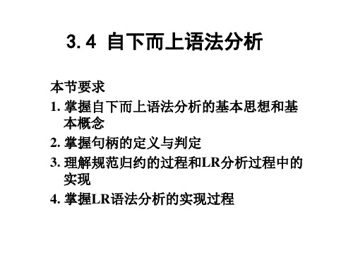 第三章 语法分析3精品PPT课件