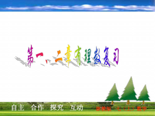 有理数概念和计算复习