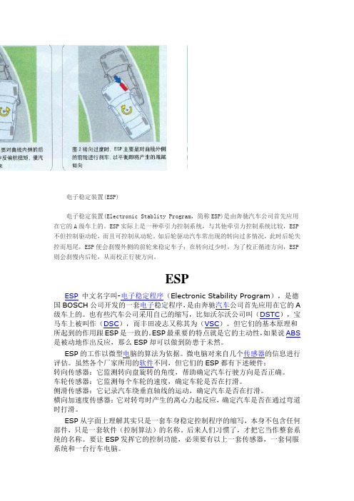 电子稳定装置(ESP)