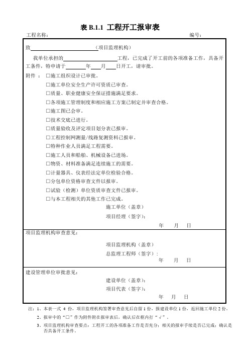 建筑施工报审表格大全(DOC247页)