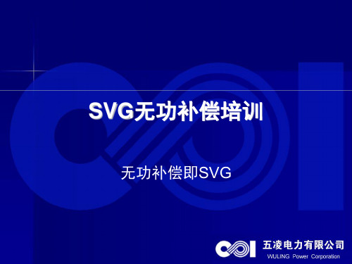 SVG动态无功补偿培训教程