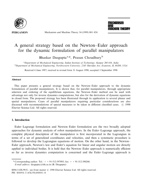 parallel manipulators