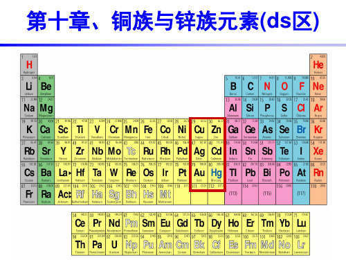 无机化学-铜族元素