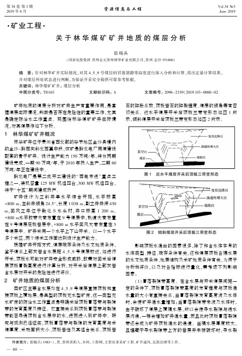 关于林华煤矿矿井地质的煤层分析