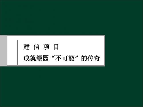 2017房地产,建信项目推广提案,ppt图文版-66p