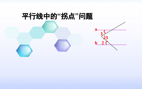 平行线中的“拐点”问题 优课教学课件