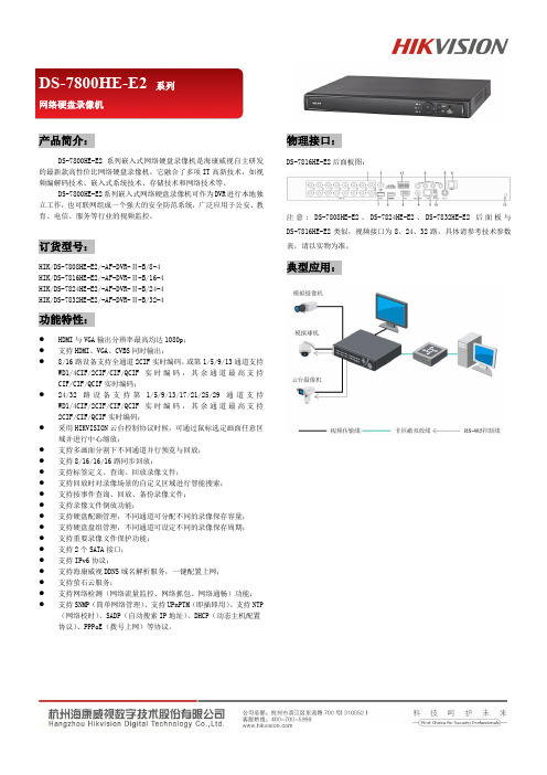 海康7816he-e2