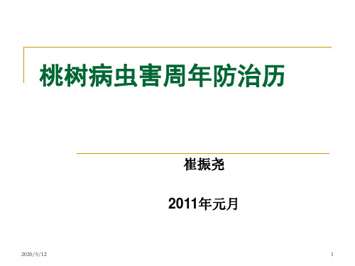 桃树病虫害周年防治历