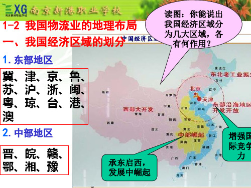 1-2我国物流业的地理布局讲解