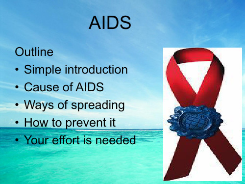 AIDS课件——双语教学PPT课件