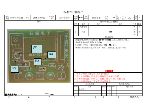 插件工作安排指导书
