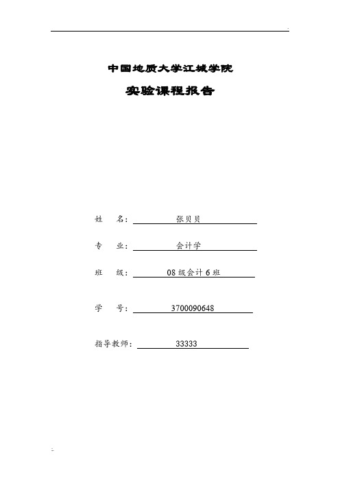 电子商务上机实训报告