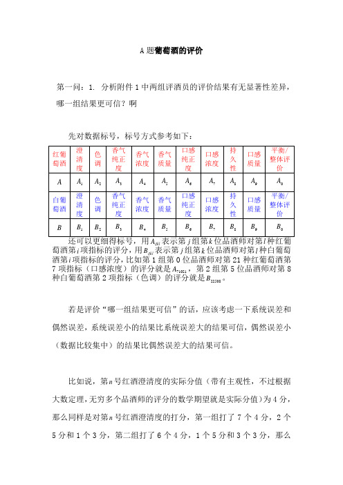 2012全国数学建模A题思路及部分方法