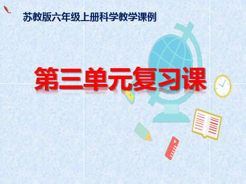 苏教版六年级上册科学《第三单元物质的变化复习课》优秀课件ppt