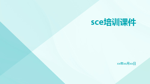 SCE培训课件