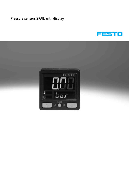 FESTO SPAB 压力传感器说明书