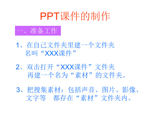 PPT制作讲义