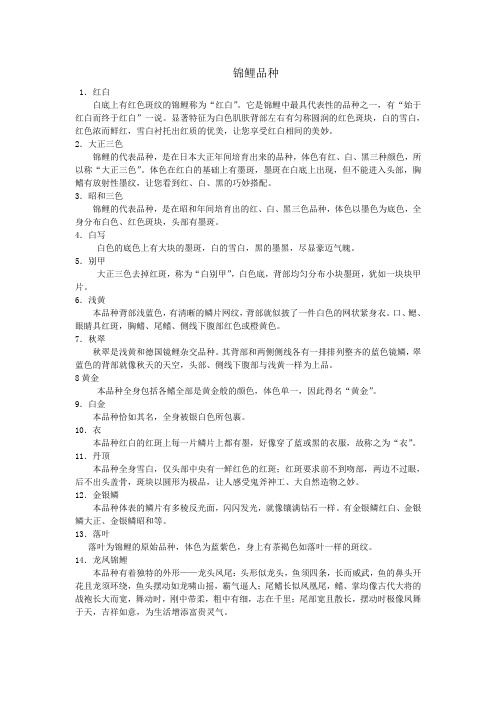 锦鲤百科 P180-183