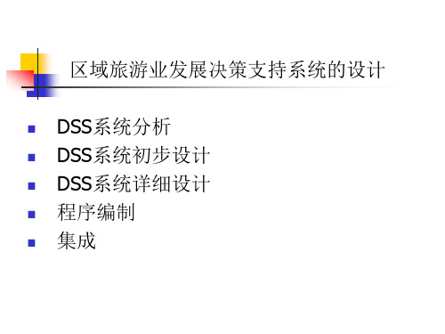 环境决策支持系统的设计ppt课件