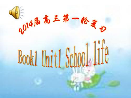 2014届译林牛津英语一轮复习Book 1 Unit1