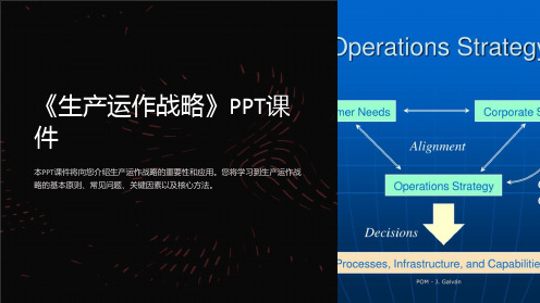 《生产运作战略》课件