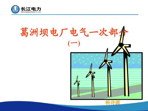 葛洲坝电厂电气一次部分(一)