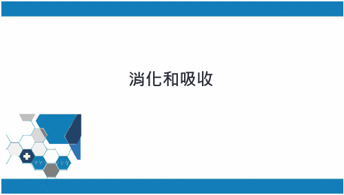 第九版生理学第六章 消化和吸收