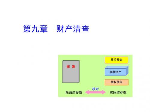 09第九章财产清查