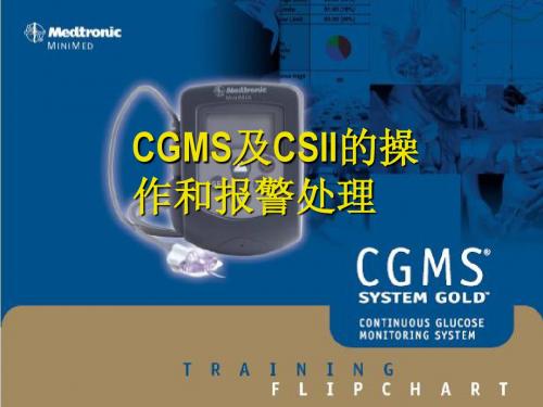 CGMS及CSII的操作和报警处理