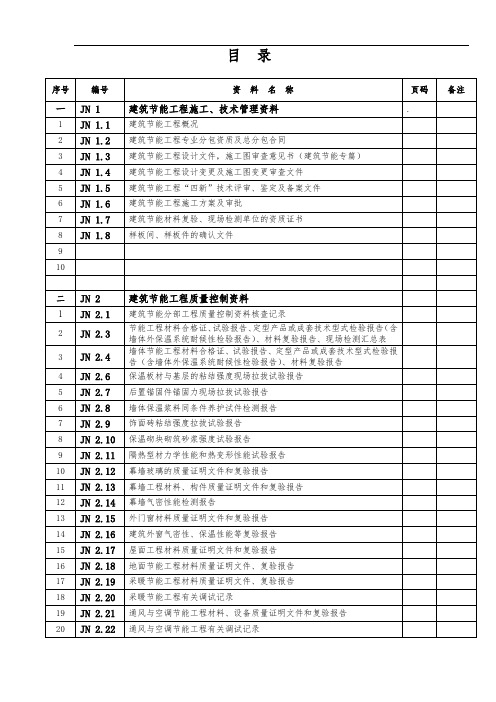 江苏省-建筑节能工程质量验收资料全