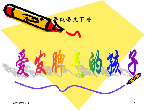 小学语文二年级课件 爱发脾气的孩子PPT教学课件