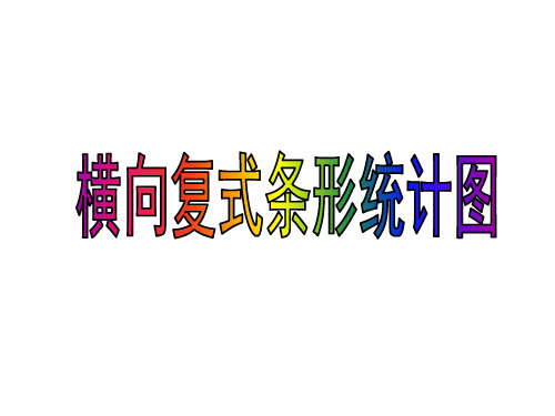 四年级数学横向复式条形统计课件