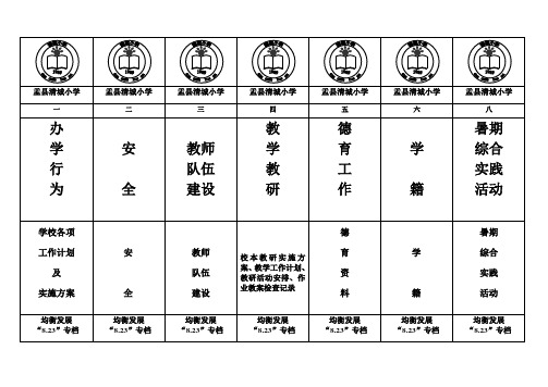 新档案盒竖标签