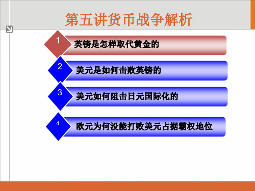 第五讲货币战争二日欧PPT课件