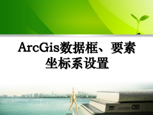 arcgis数据框要素坐标系设置