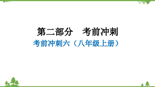 广东中考考前冲刺六(八年级上册)课件